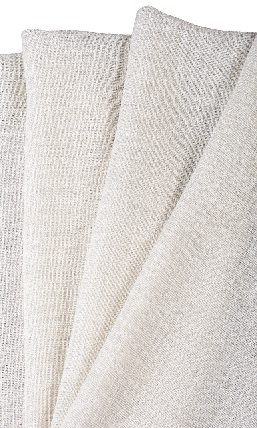 Textured Sheer Curtain Panels (Parchment White/ Greige) Extra Long Short Wide