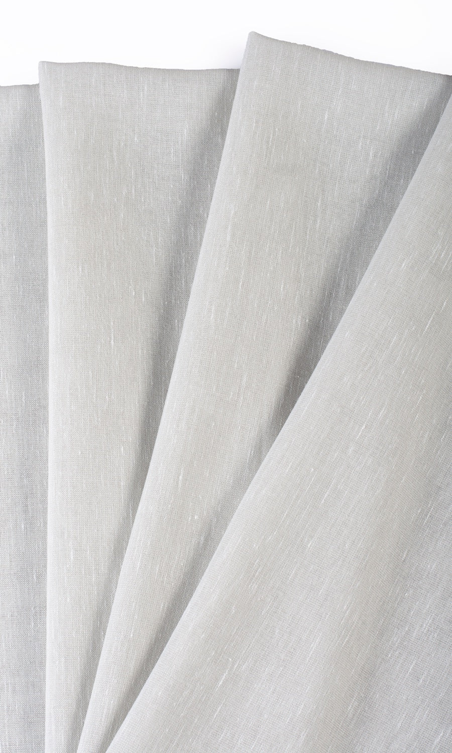 Plain Sheer Drapes (Warm Gray) Extra Long Short Wide