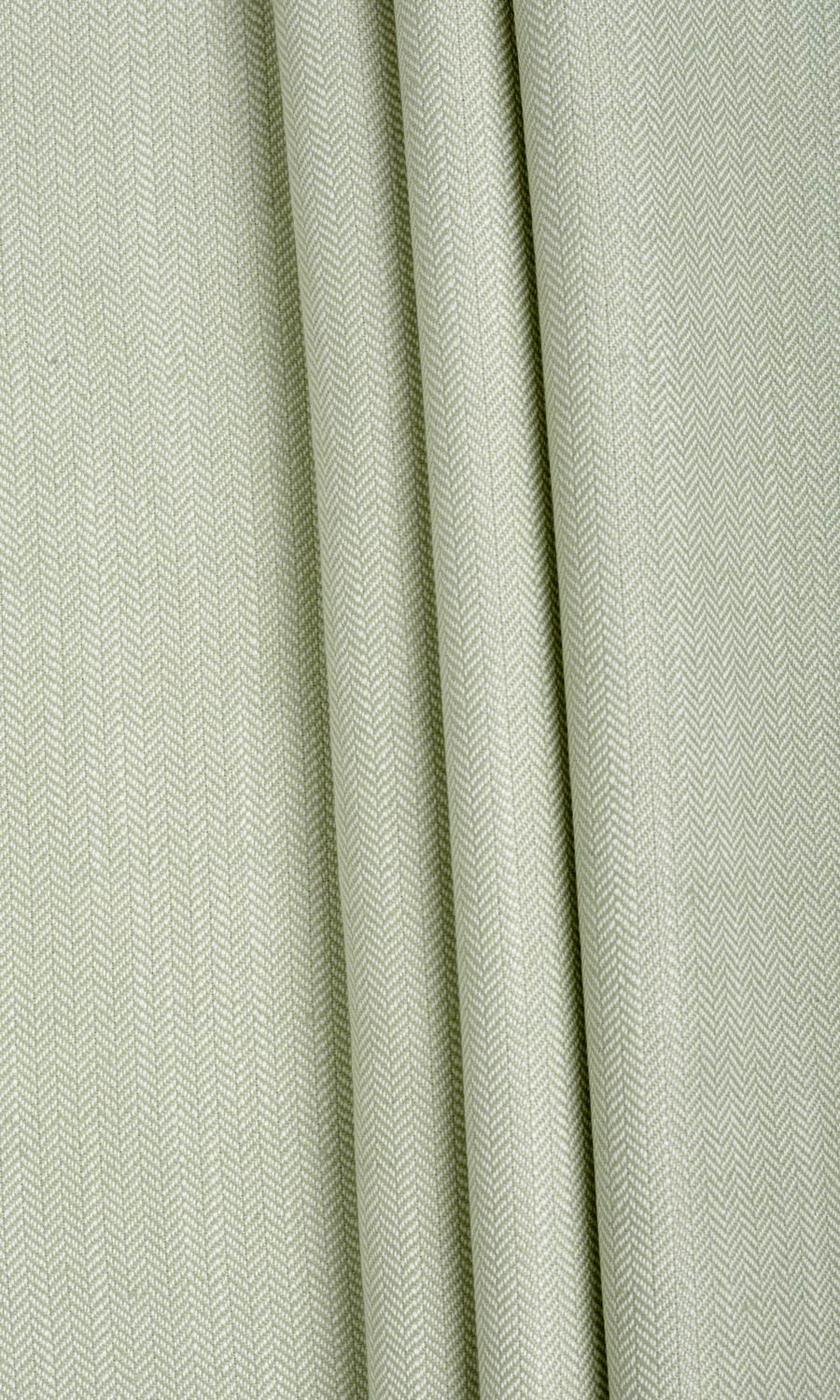 Herringbone Textured Any Size Style Curtains (Mint Green)