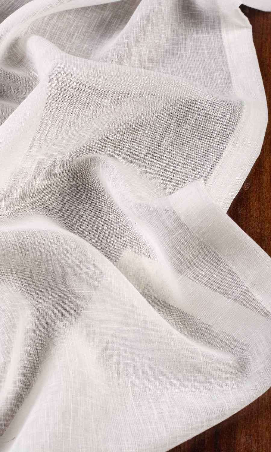 Plain Sheer Curtains / Drapes / Window Drapery Panels (Cream/ Off-White)