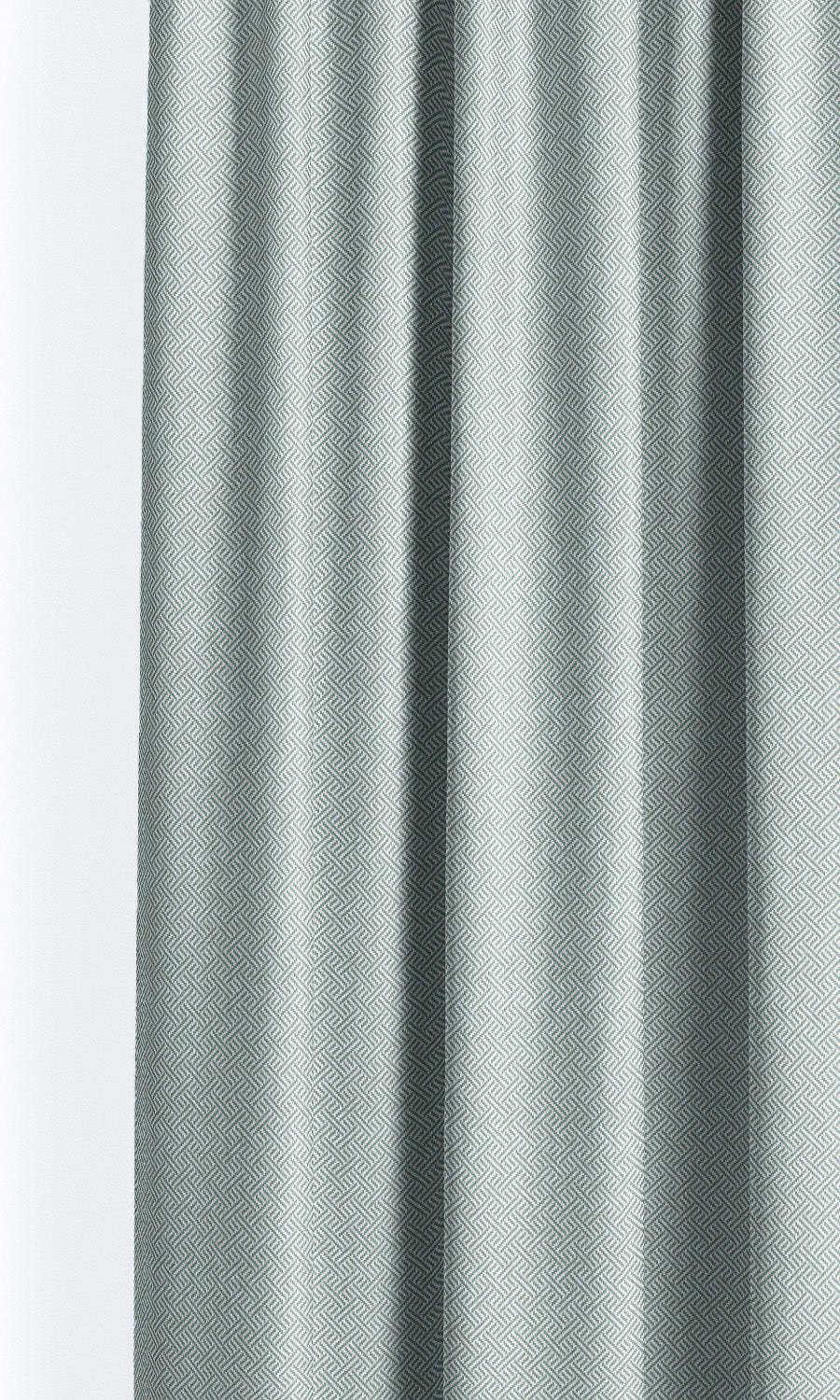 Crosshatch Geo-Print Drapery for Living, Bedroom, Kitchen, Bathroom (Pastel Blue/ White)