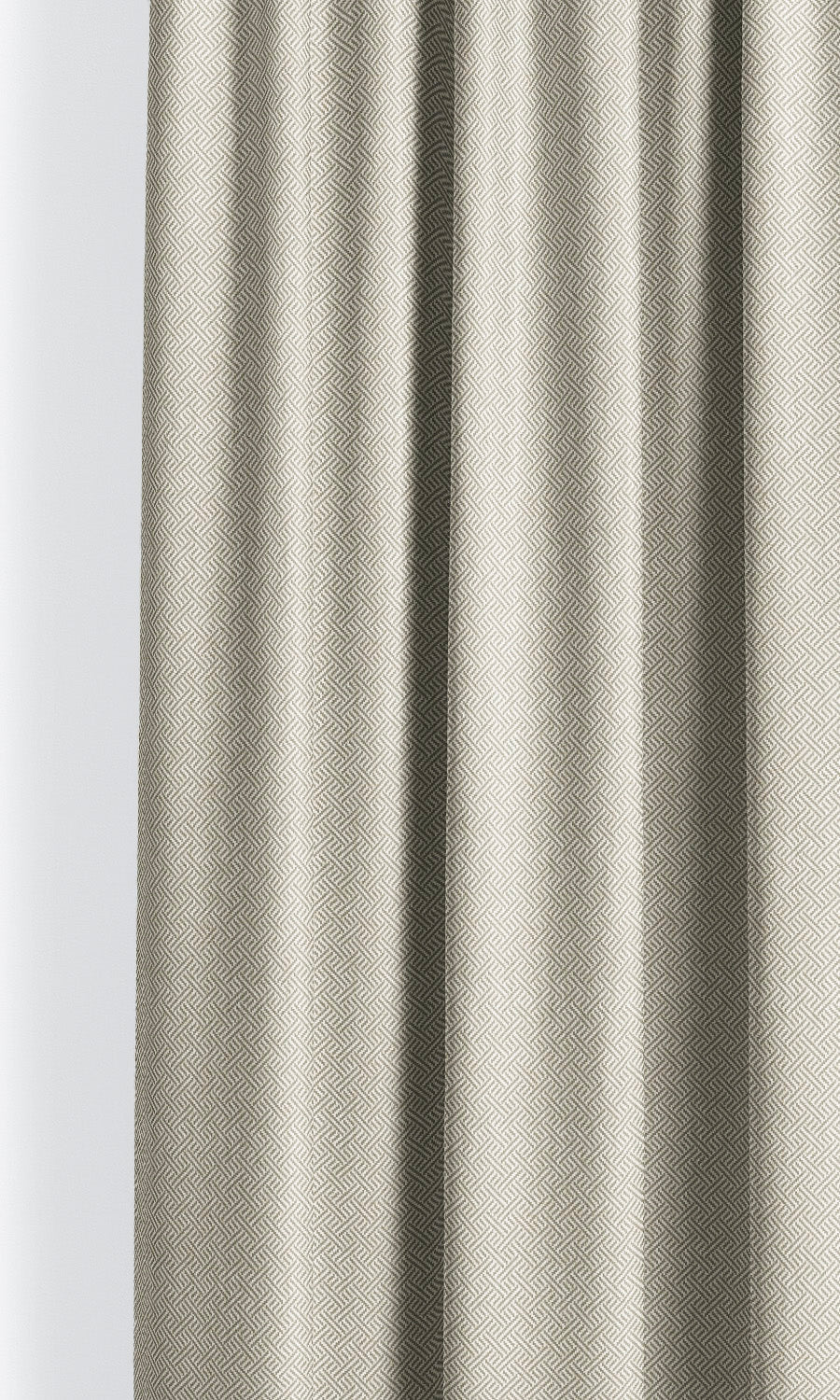 Crosshatch Geo-Print Window Curtains for Living, Bedroom, Kitchen, Bathroom (Pale Brown/ Beige)