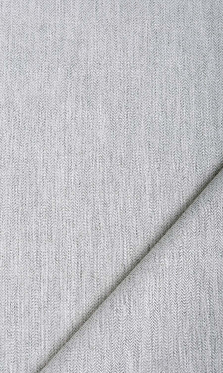 Herringbone Textured Window Curtains (Smoke White) Extra Long Short Wide