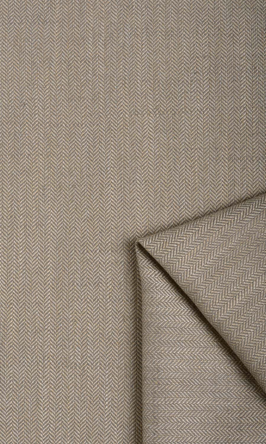 Herringbone Textured Window Curtains (Mocha Brown) Extra Long Short Wide