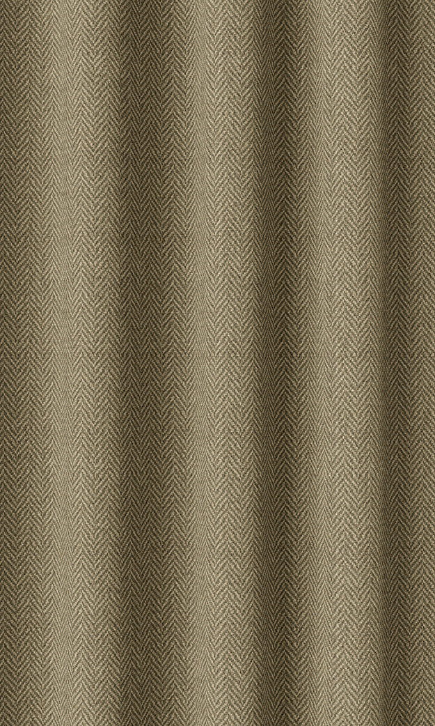 Herringbone Textured Curtain Panels (Olive Green)