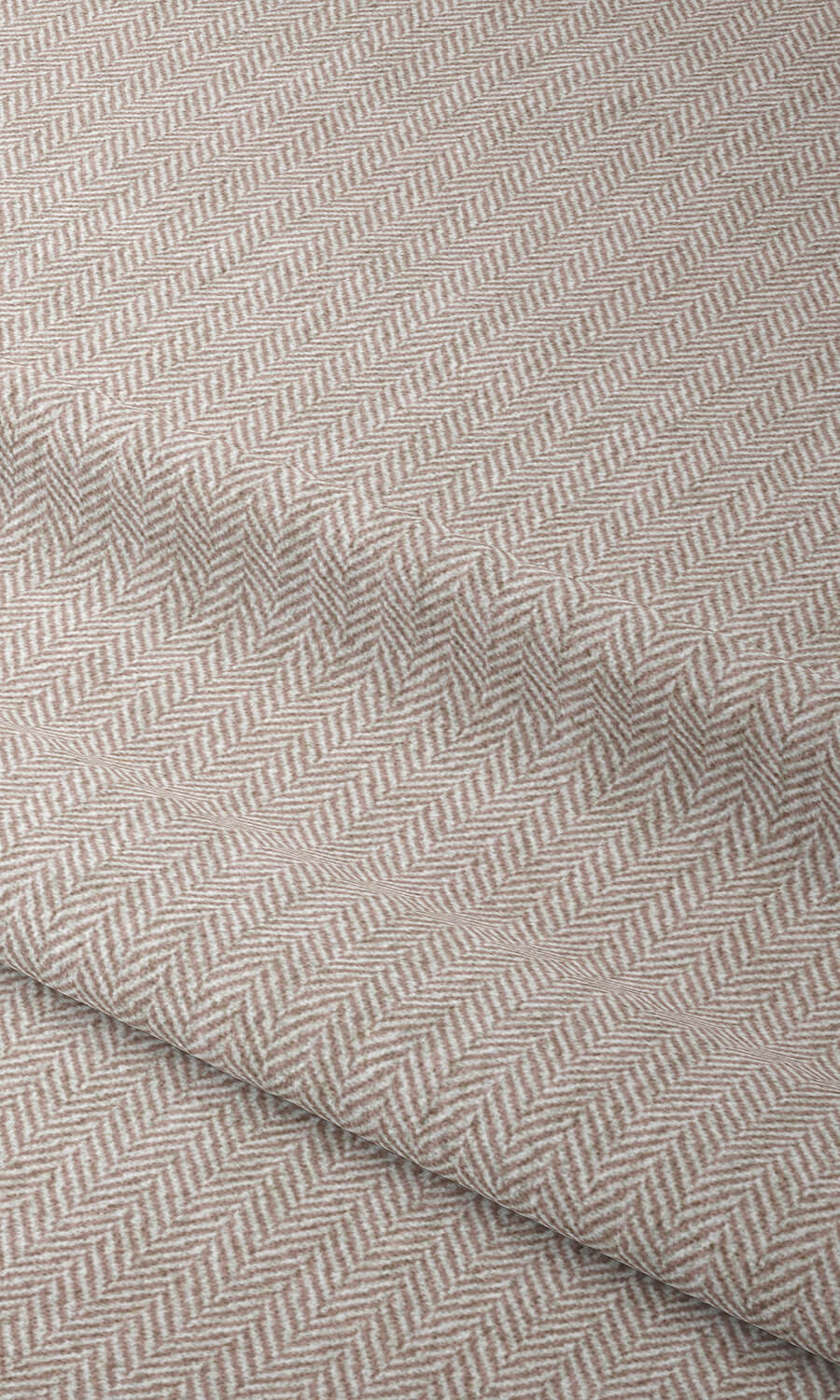 Herringbone Textured Pinch Pleat, Rod Pocket, Eyelet Curtains (Pink)