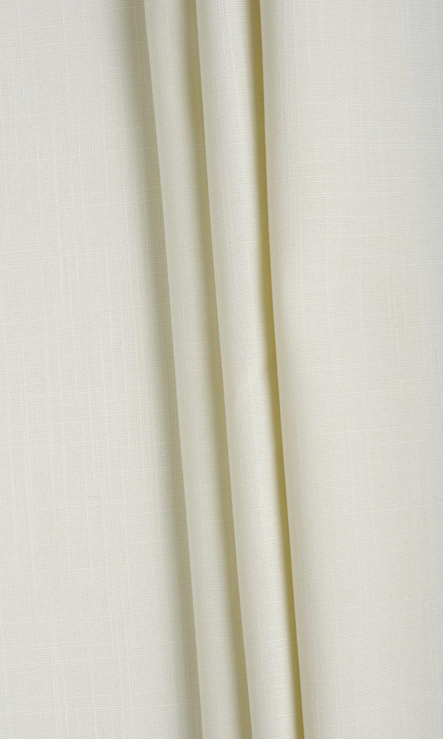 Plain Linen Texture Pinch Pleat, Rod Pocket, Eyelet Curtains (White)