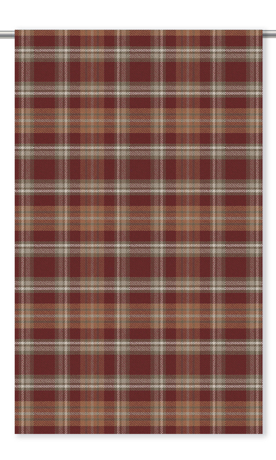 Tweed Plaid Velvet Shades (Wine Red/ Caramel/ White)