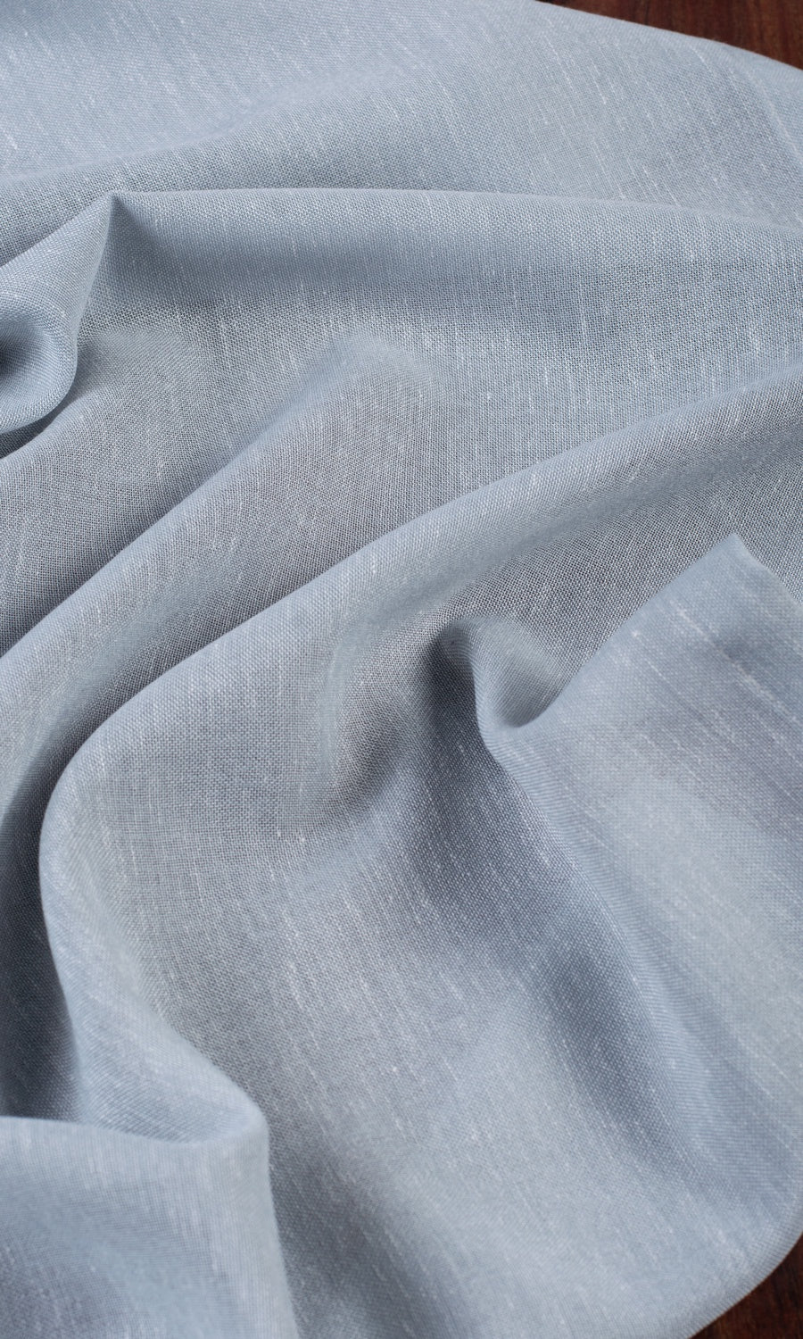 Plain Sheer Curtains / Drapes / Window Drapery Panels (Periwinkle Gray)