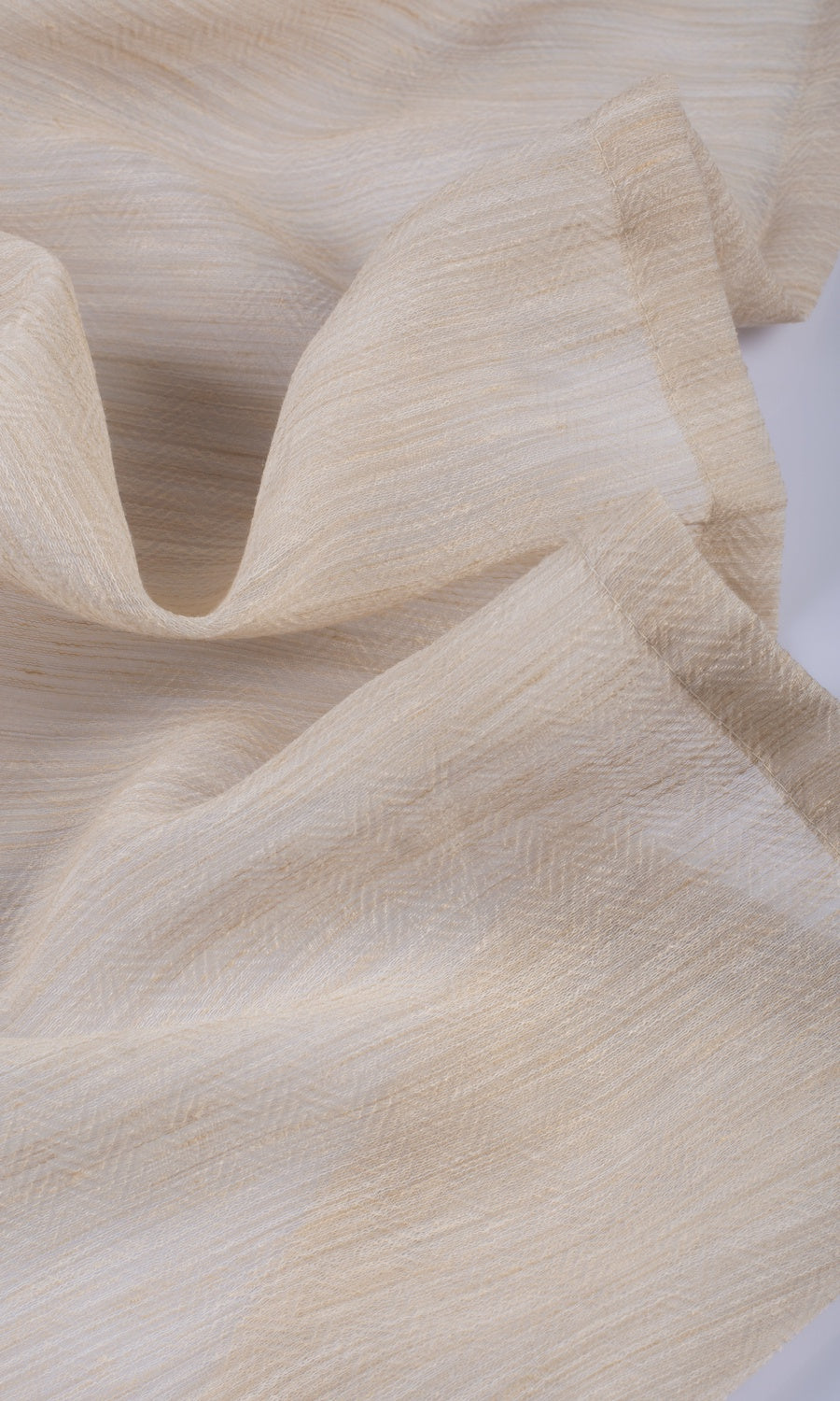 Sheer Any Size Style Curtains (Pale Beige)