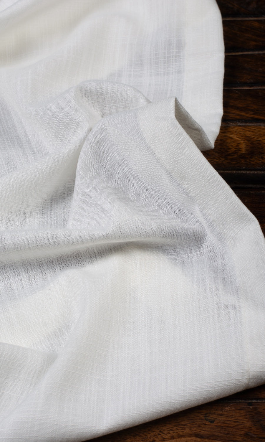 Semi-Sheer Any Size Style Curtains (White)