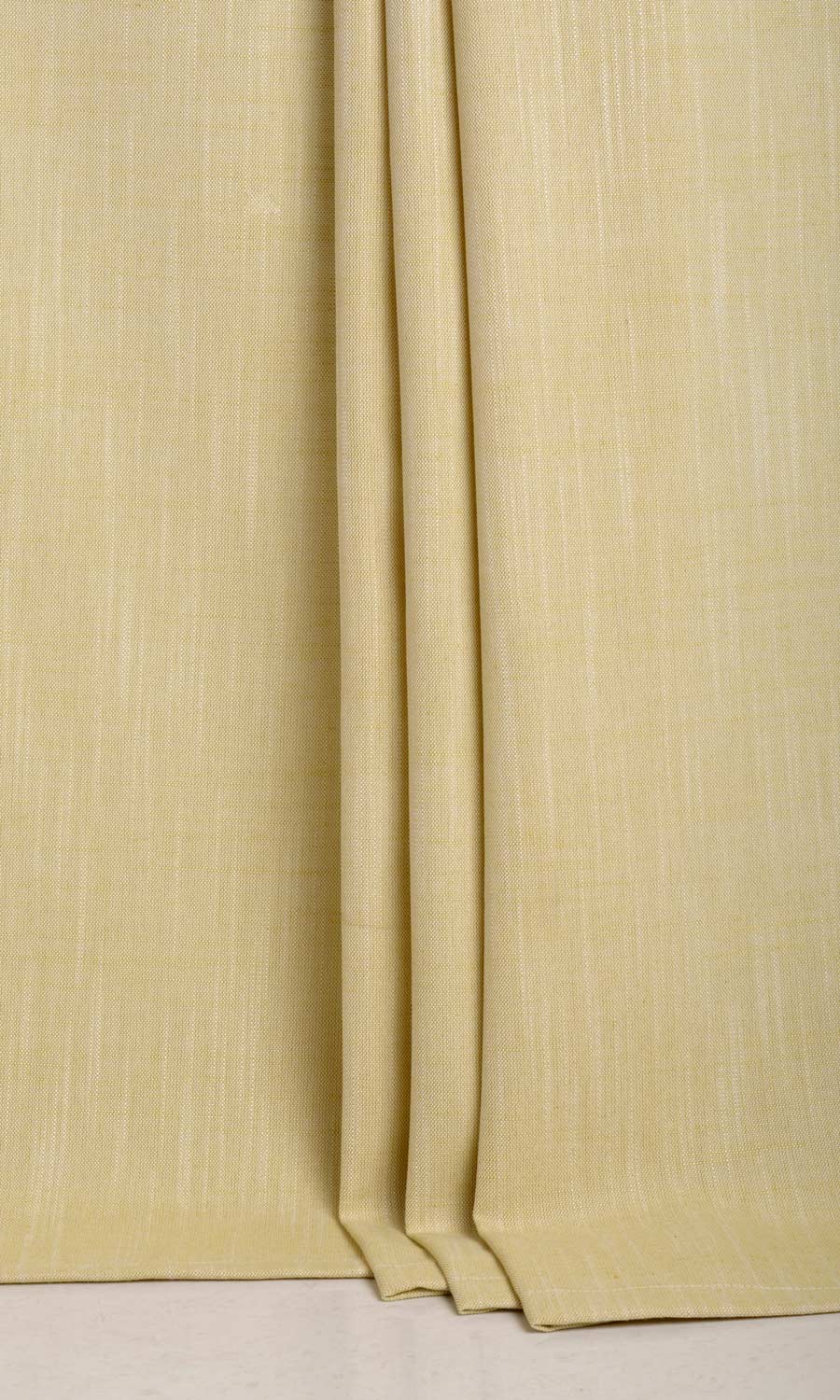 Plain Linen Texture Curtains / Drapes / Window Drapery Panels (Yellow)