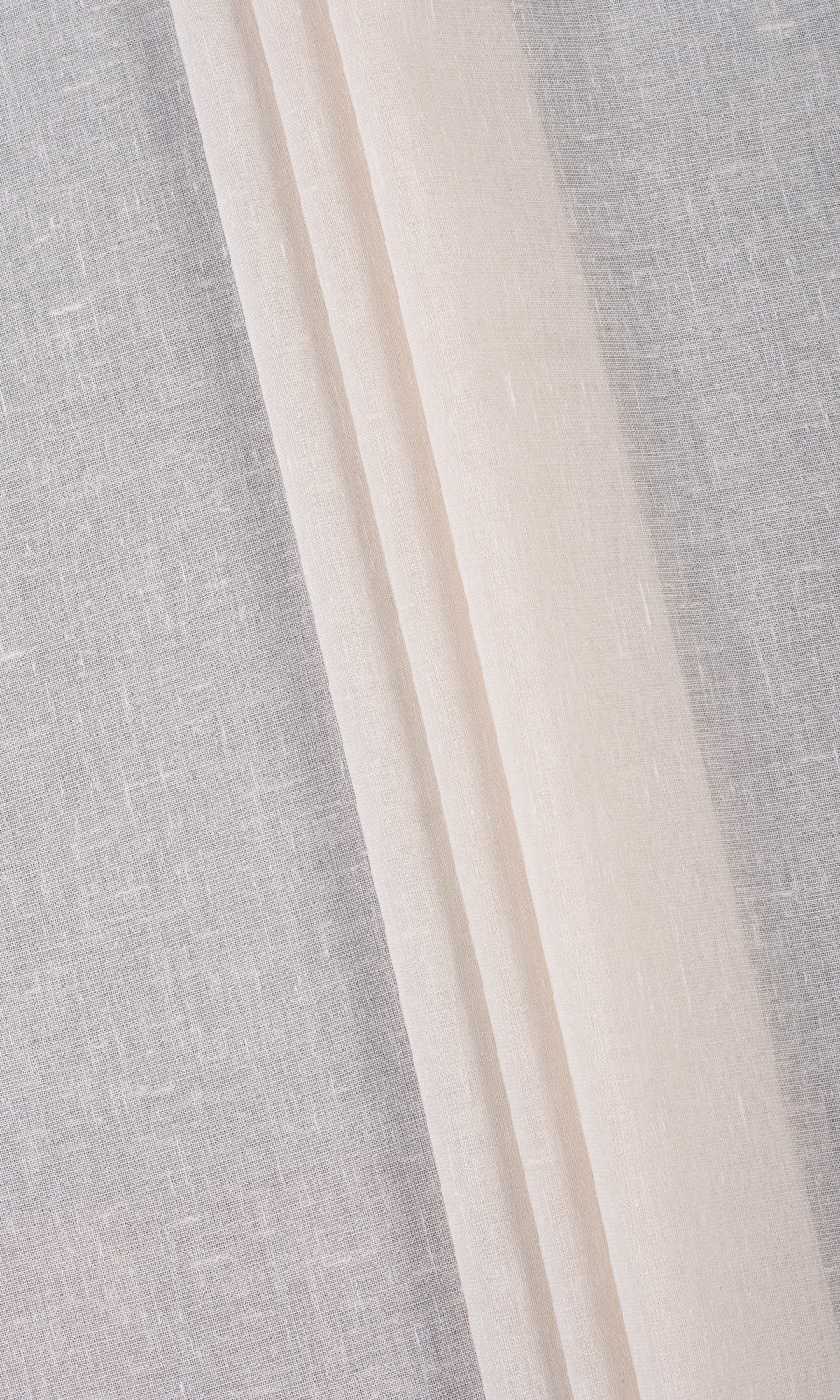 Plain Sheer Pinch Pleat, Rod Pocket, Eyelet Curtains (Parchment White)