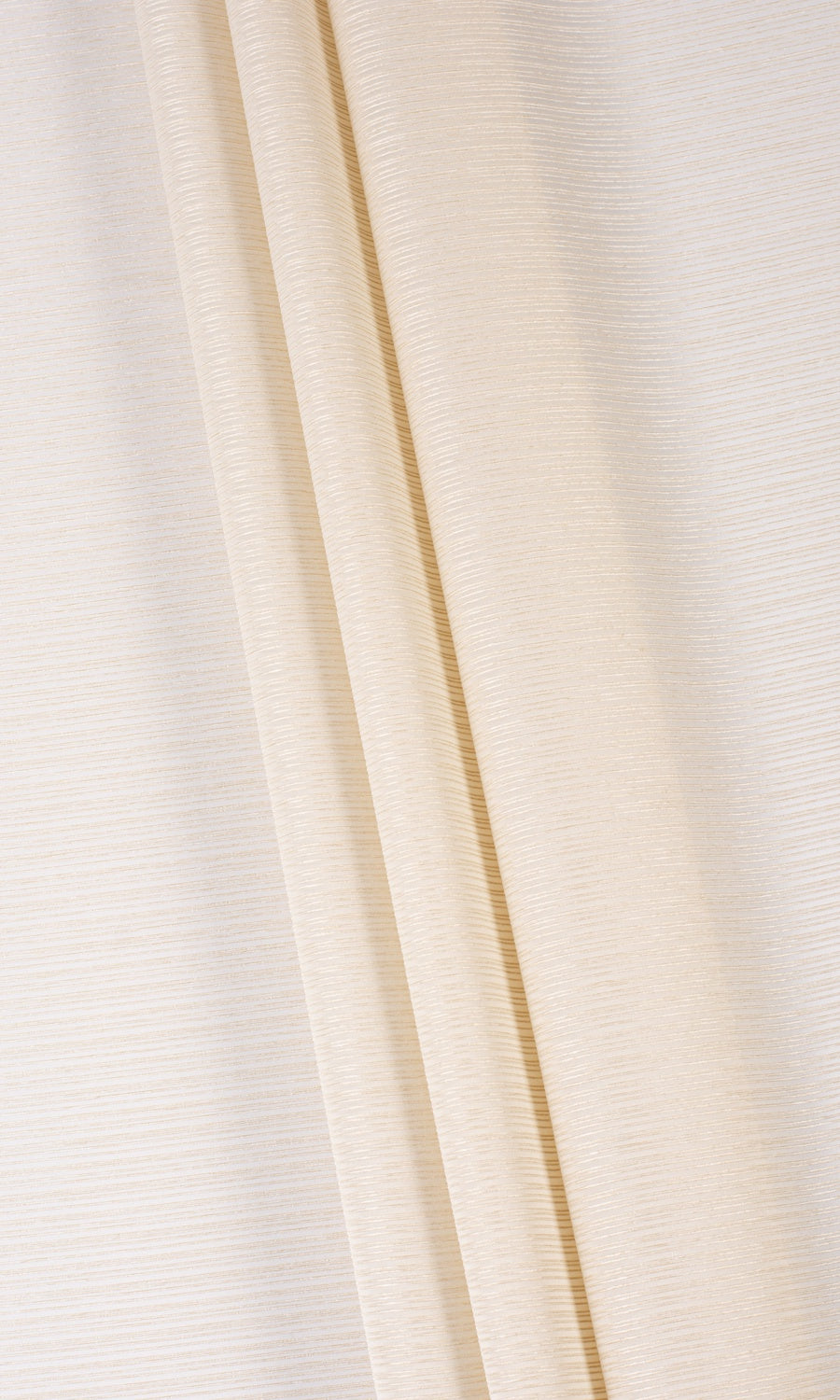 Striped Sheer Drapery for Living, Bedroom, Kitchen, Bathroom (Champagne Beige)