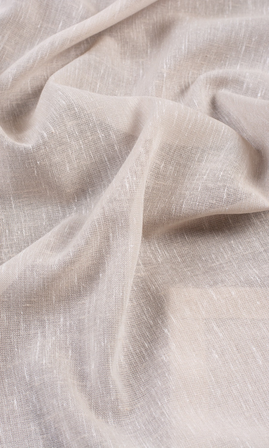 Plain Sheer Drapes (Greige/ Warm Ivory) Extra Long Short Wide