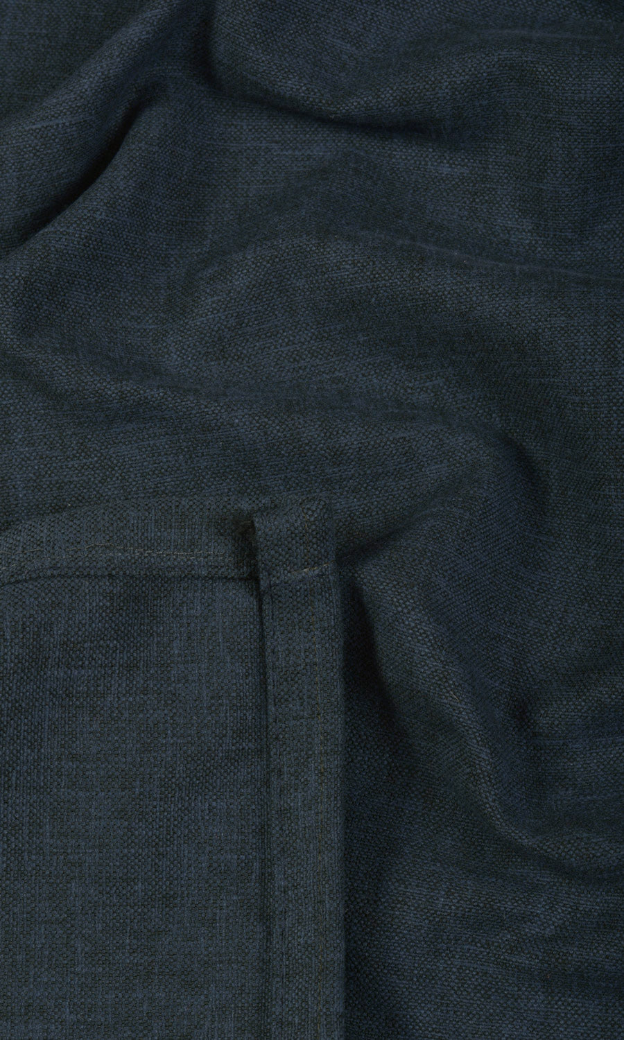 Linen-Blend Curtain Panels (Deep Teal Blue) Extra Long Short Wide
