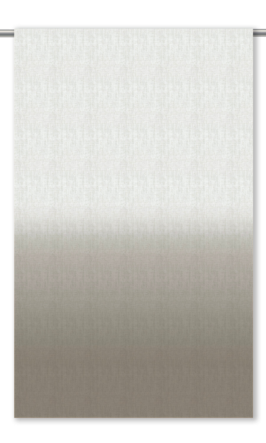 Two-Tone Ombre Roman Blinds ( Gray/ White) for Living, Bedroom, Kitchen, Bathroom