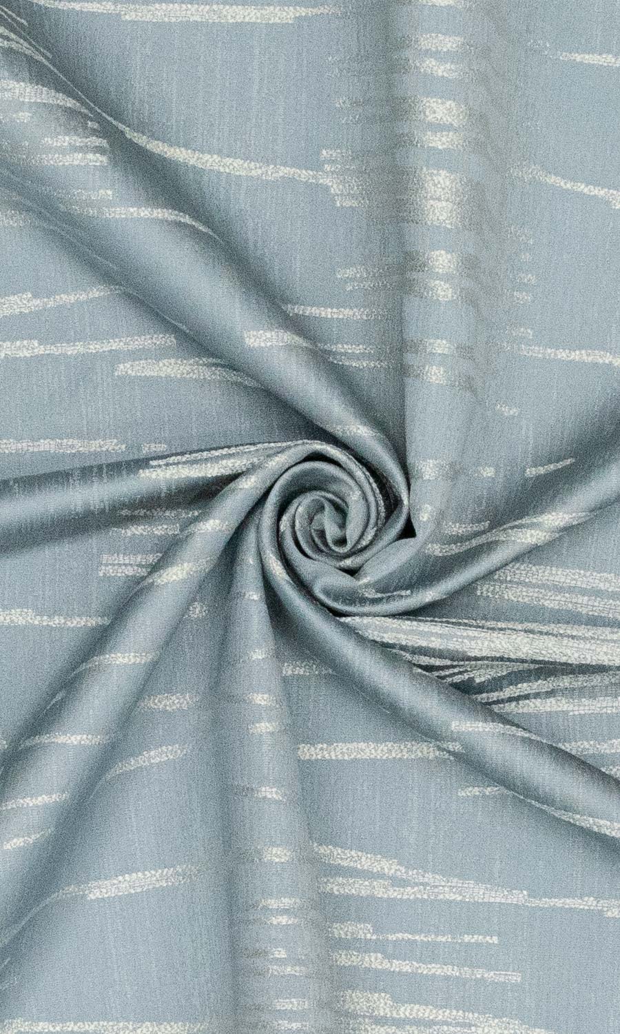 Abstract Patterned Curtains / Drapes / Window Drapery Panels (Light Blue)