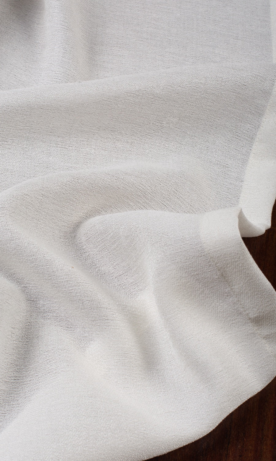 Plain Semi-Sheer Curtains / Drapes / Window Drapery Panels (White)