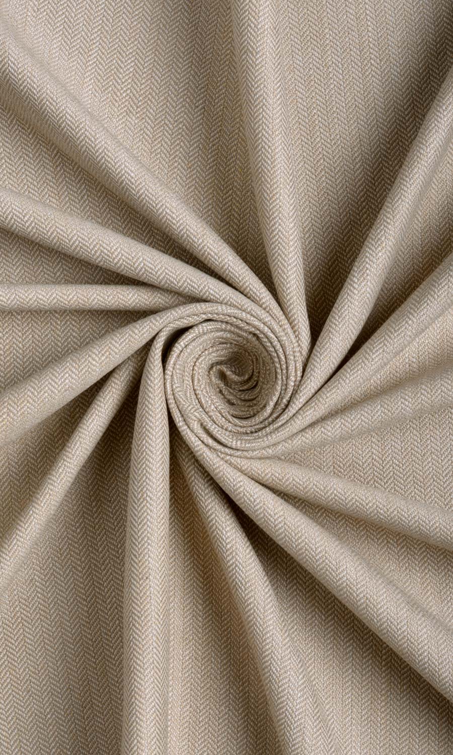 Herringbone Textured Curtain Panels (Pale Brown)
