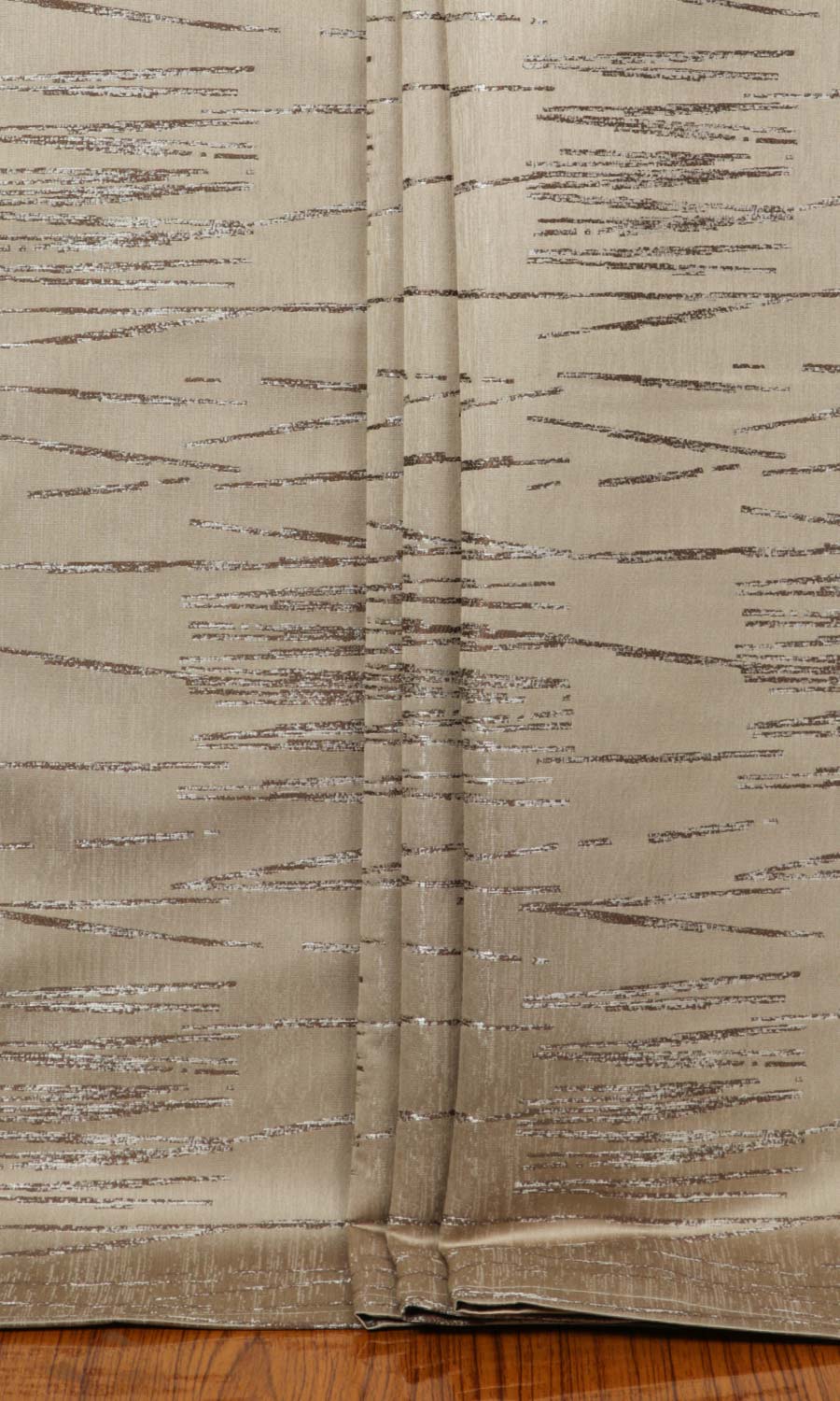 Abstract Patterned Curtain Panels (Mocha Coffee) Extra Long Short Wide