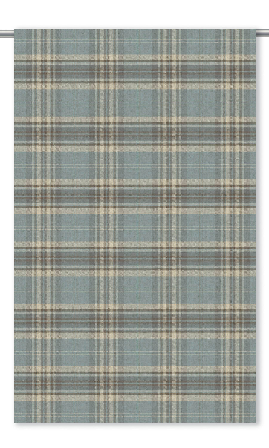 Tartan Plaid Drapes (Blue/ Gray)