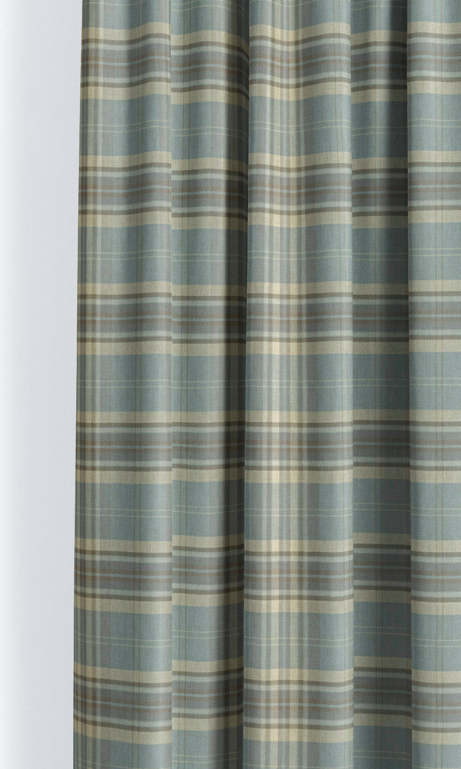 Tartan Plaid Roman Shades (Blue/ Gray) for Living, Bedroom, Kitchen, Bathroom