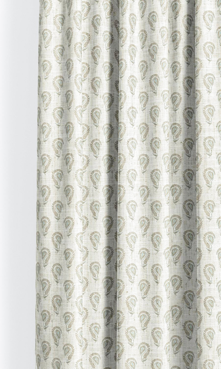 Floral Paisley Shades (Warm White/ Powder Blue) for Living, Bedroom, Kitchen, Bathroom
