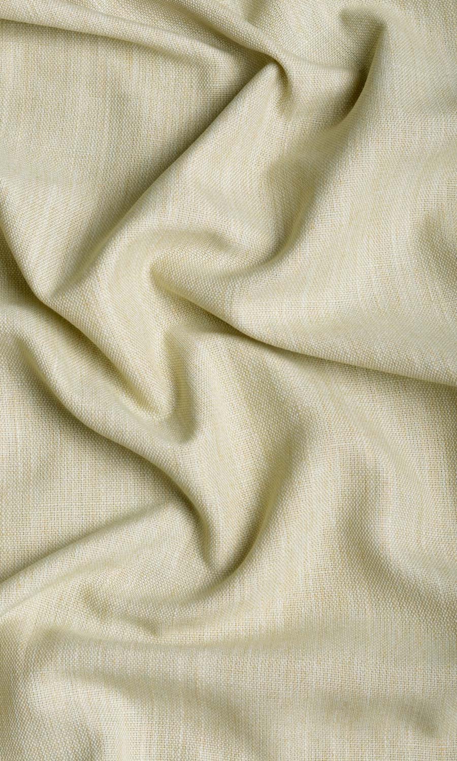 Plain Linen Texture Drapery (Pale Yellow-Green) Extra Long Short Wide