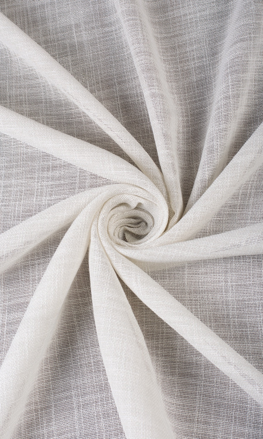 Textured Sheer Pinch Pleat, Rod Pocket, Eyelet Curtains (Alabaster White)
