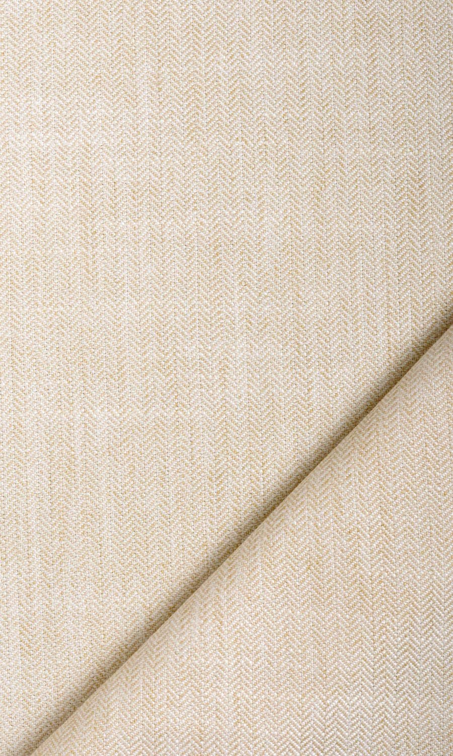 Herringbone Textured Drapes for Living, Bedroom, Kitchen, Bathroom (Ivory Beige)