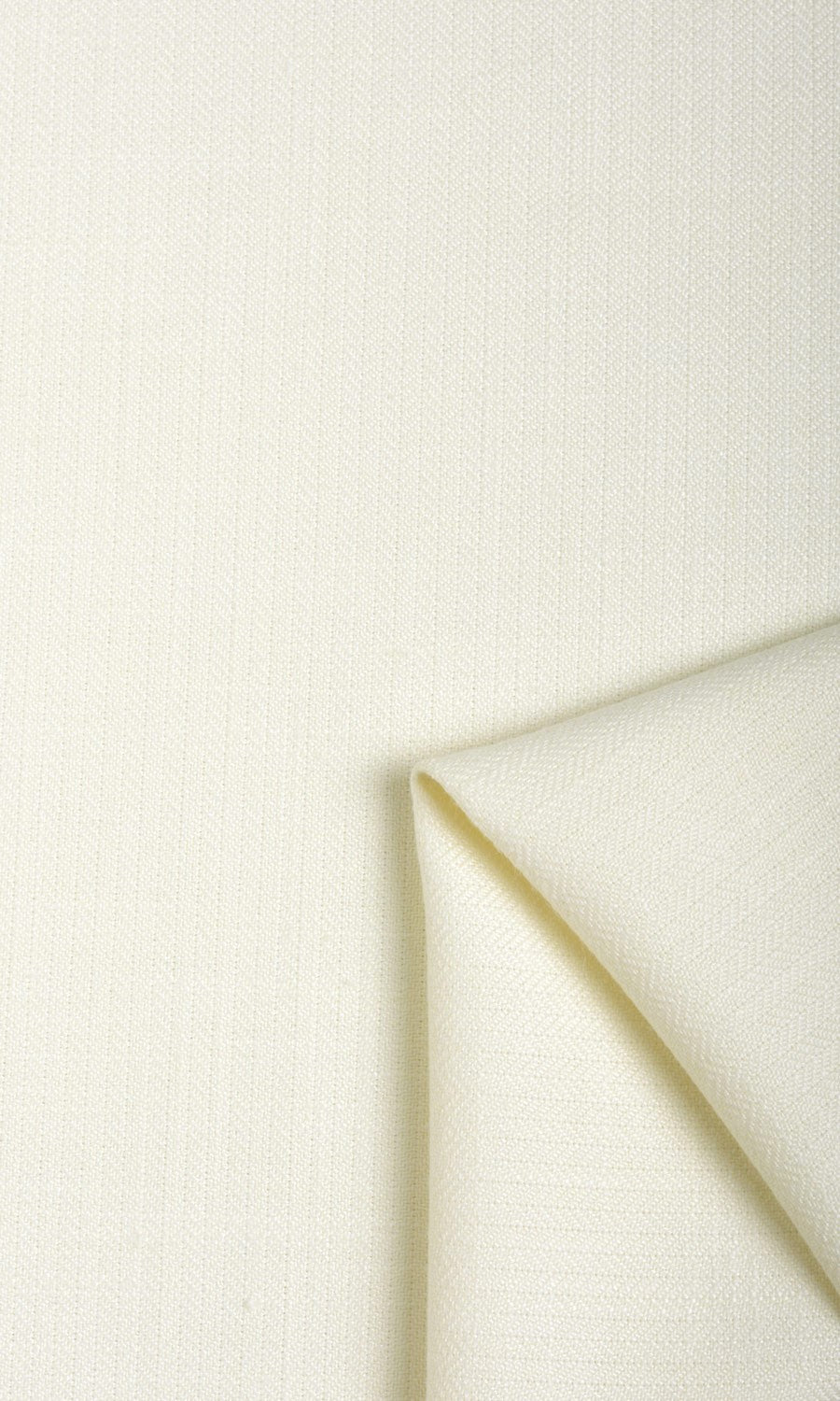 Herringbone Textured Drapery (White/ Cream) Extra Long Short Wide