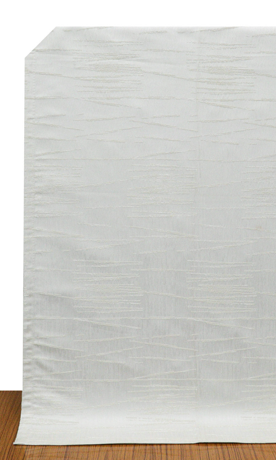 Abstract Print Window Curtains for Living, Bedroom, Kitchen, Bathroom (White/ Ivory)