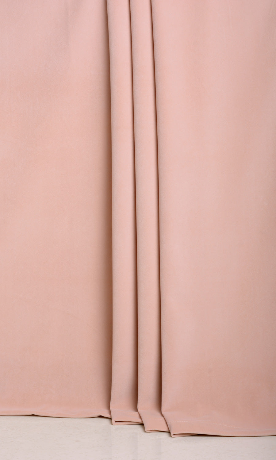 Velvet Curtains / Drapes / Window Drapery Panels (Blush Pink)