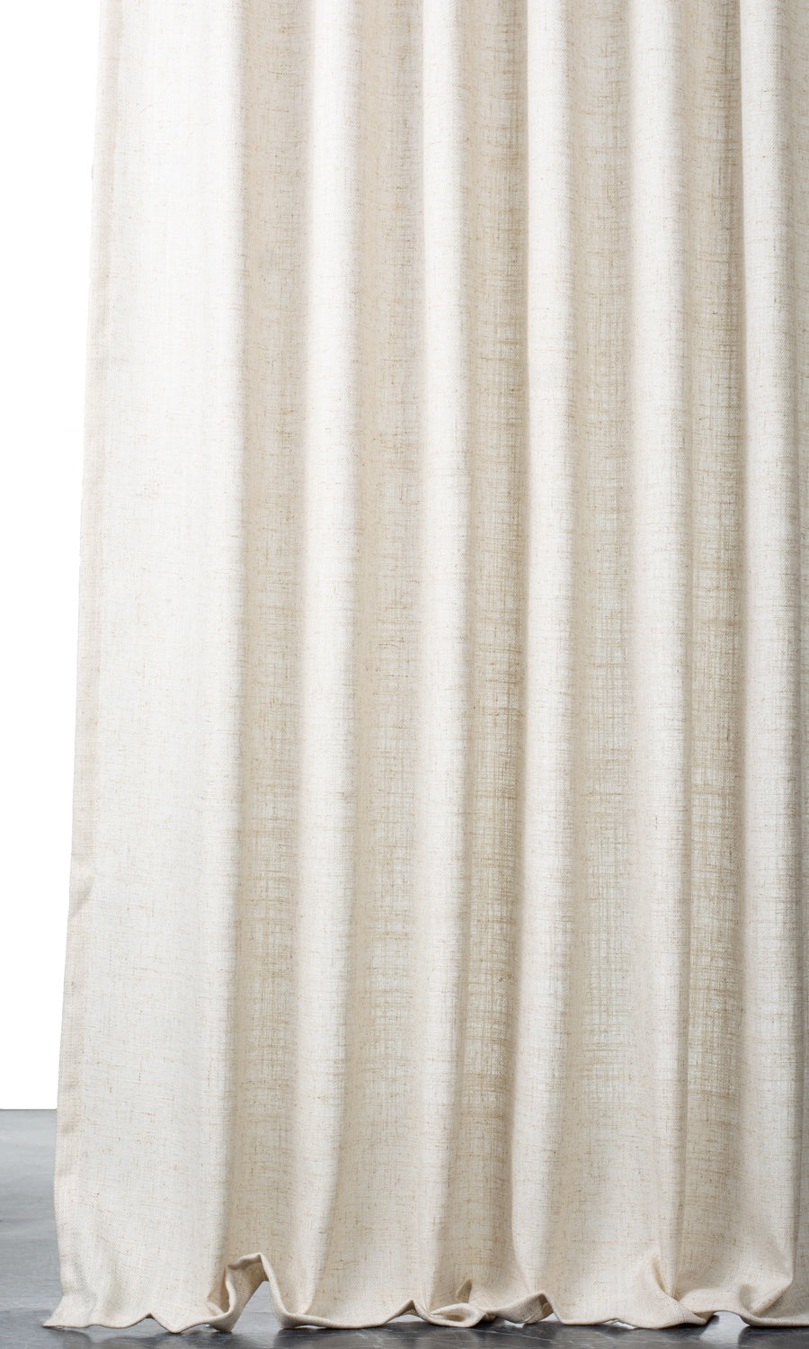 Plain Semi-Sheer Curtain Panels for Living, Bedroom, Kitchen, Bathroom (Beige)