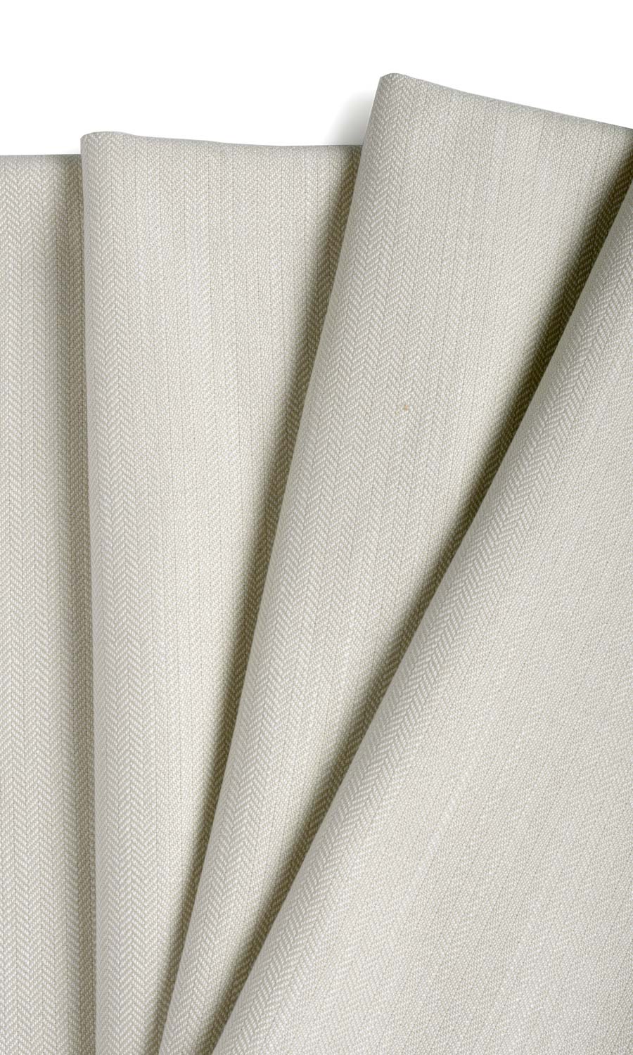 Herringbone Textured Pinch Pleat, Rod Pocket, Eyelet Curtains (Pale Grey)