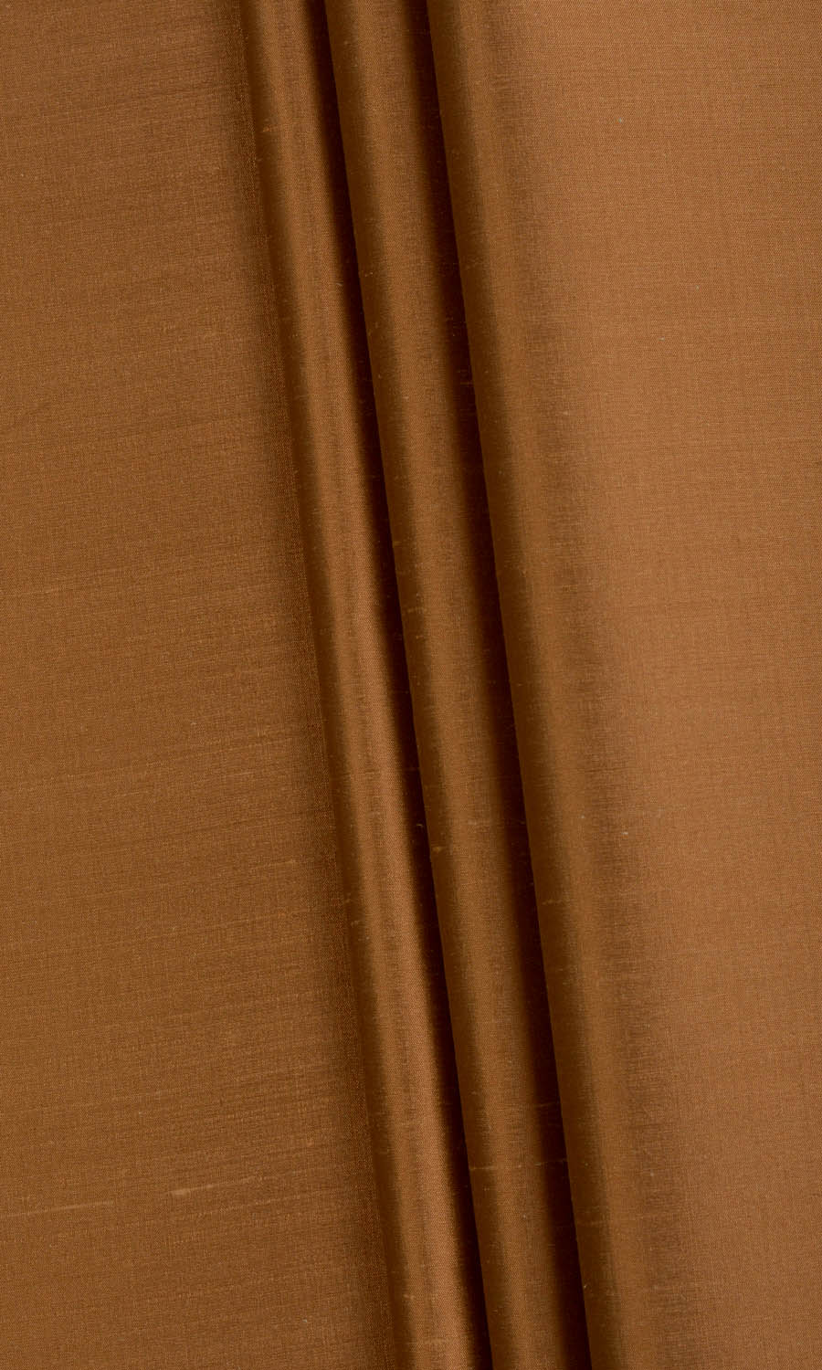Shantung Silk Custom Curtains (Bronzy Orange)