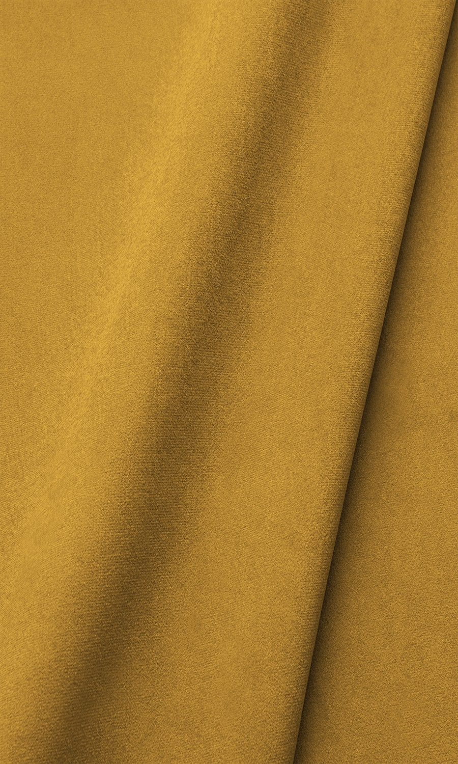 Velvet Window Curtains for Living, Bedroom, Kitchen, Bathroom (Deep Yellow/ Mustard)
