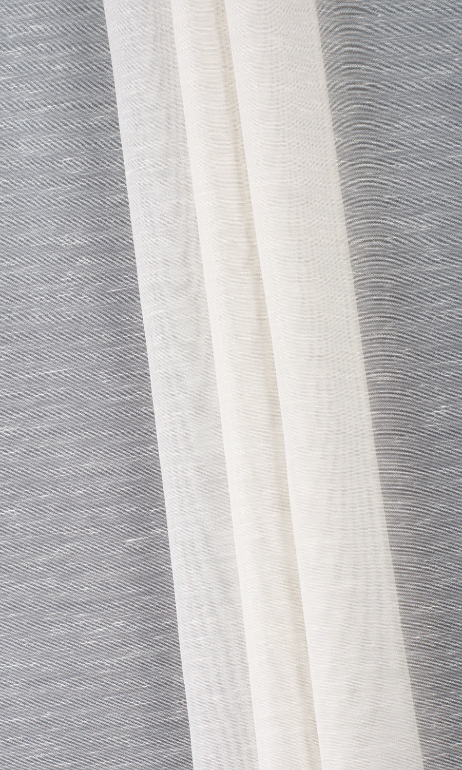 Sheer Pinch Pleat, Rod Pocket, Eyelet Curtains (Powder White)