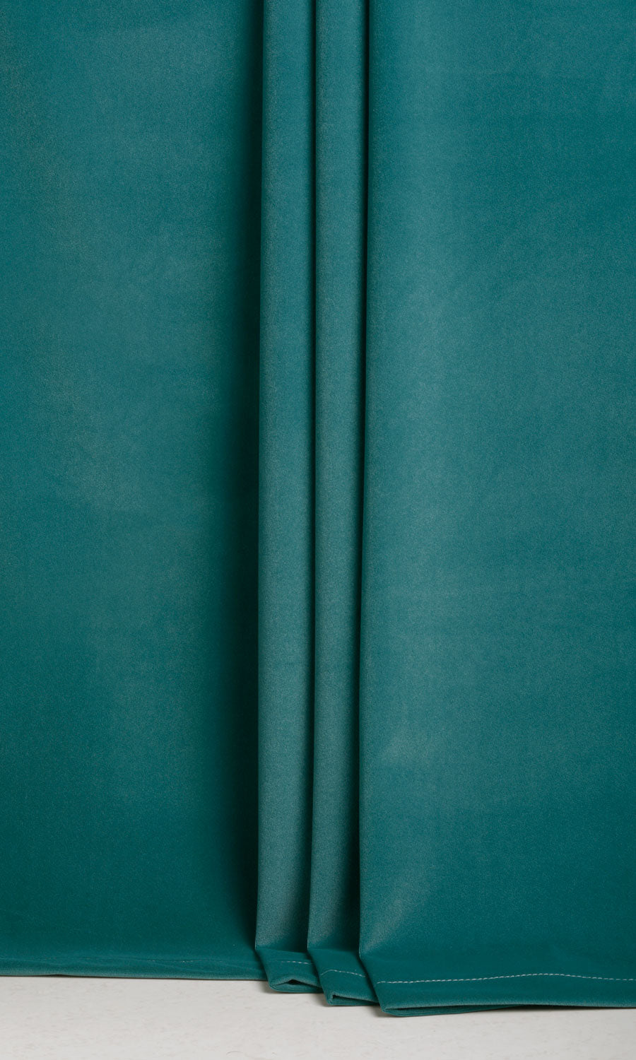 Velvet Custom Curtains (Teal Blue/ Green)