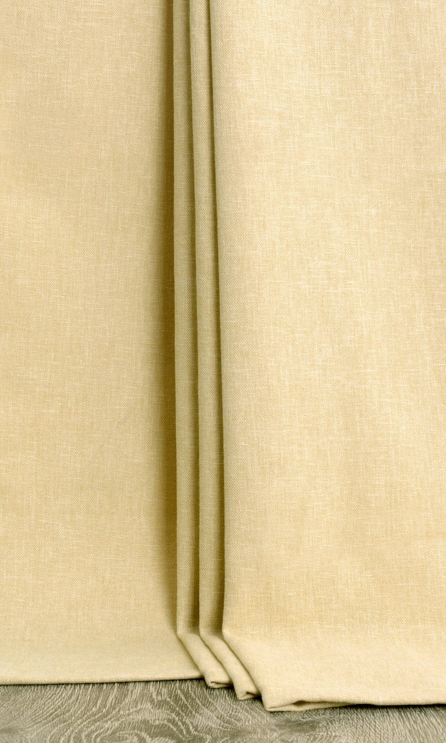 Linen Blend Custom Curtains (Pale Yellow)