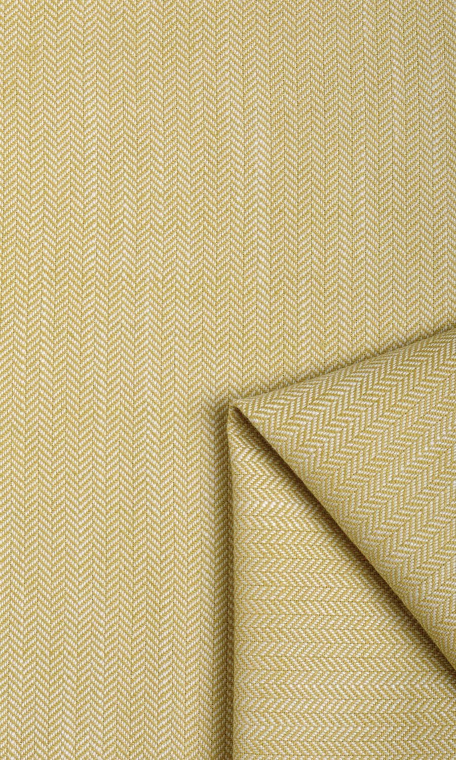 Herringbone Textured Curtain Panels (Yellow) Extra Long Short Wide
