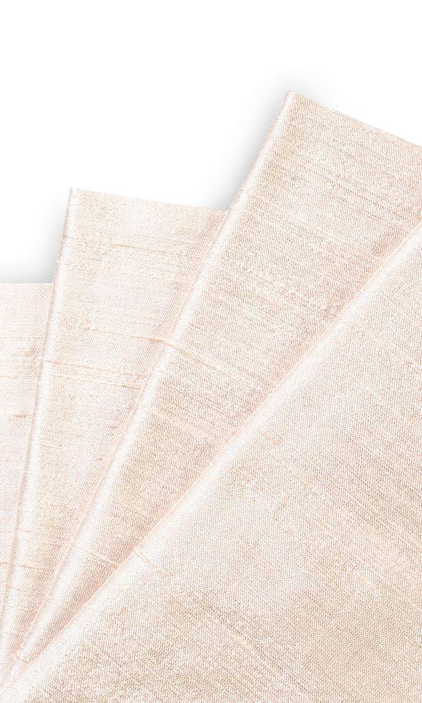 Dupioni Silk Drapery for Living, Bedroom, Kitchen, Bathroom (Peach/ Coral Pink)