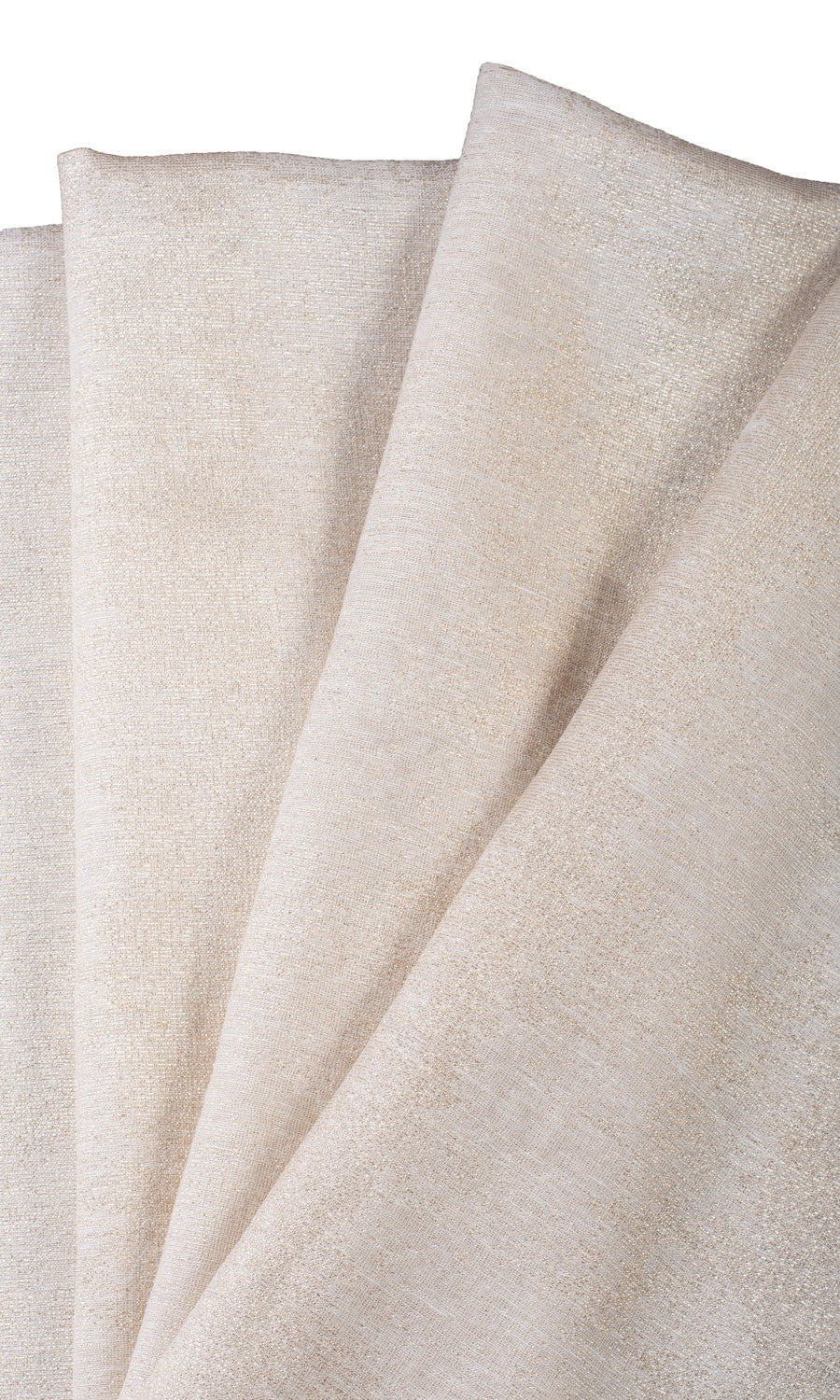 Textured Curtain Panels (Ivory/ Golden) Extra Long Short Wide