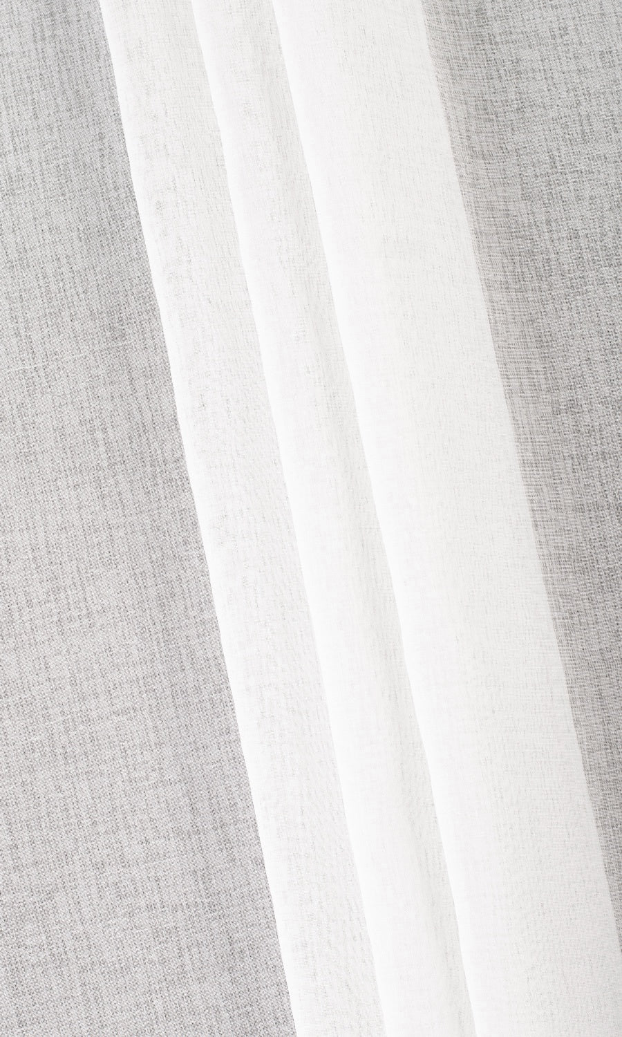 Plain Sheer Curtains / Drapes / Window Drapery Panels (White)