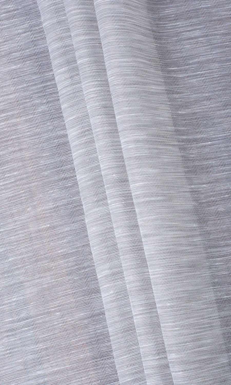 Textured Sheer Pinch Pleat, Rod Pocket, Eyelet Curtains (Heather Gray)
