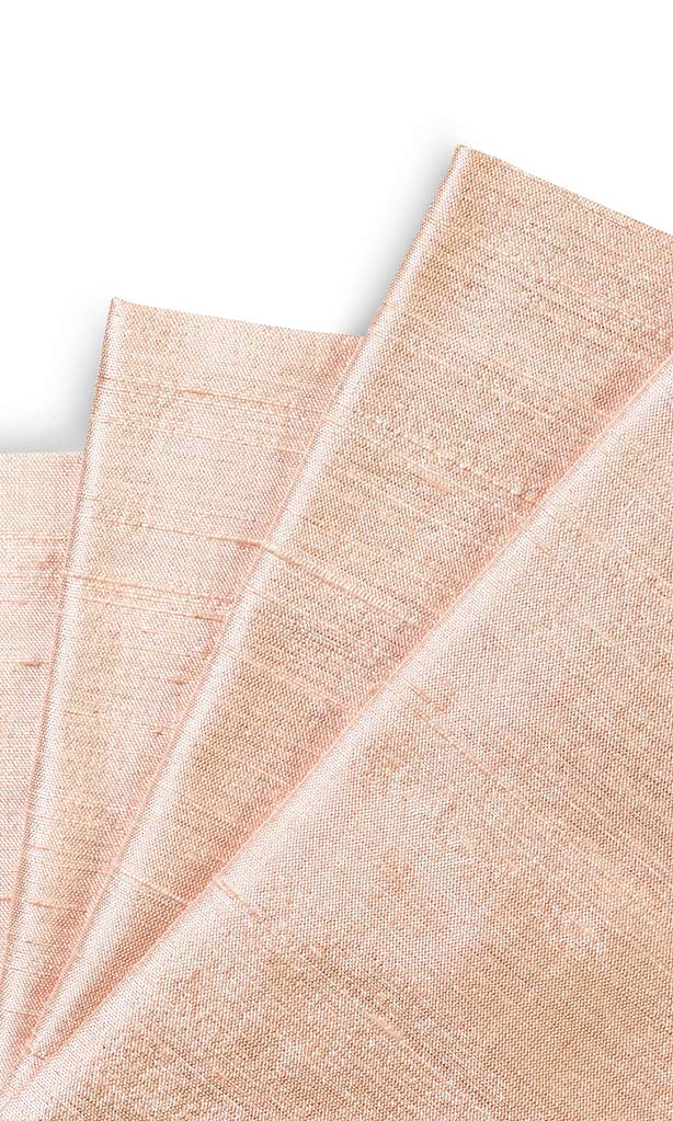Dupioni Silk Curtain Panels for Living, Bedroom, Kitchen, Bathroom (Pink)