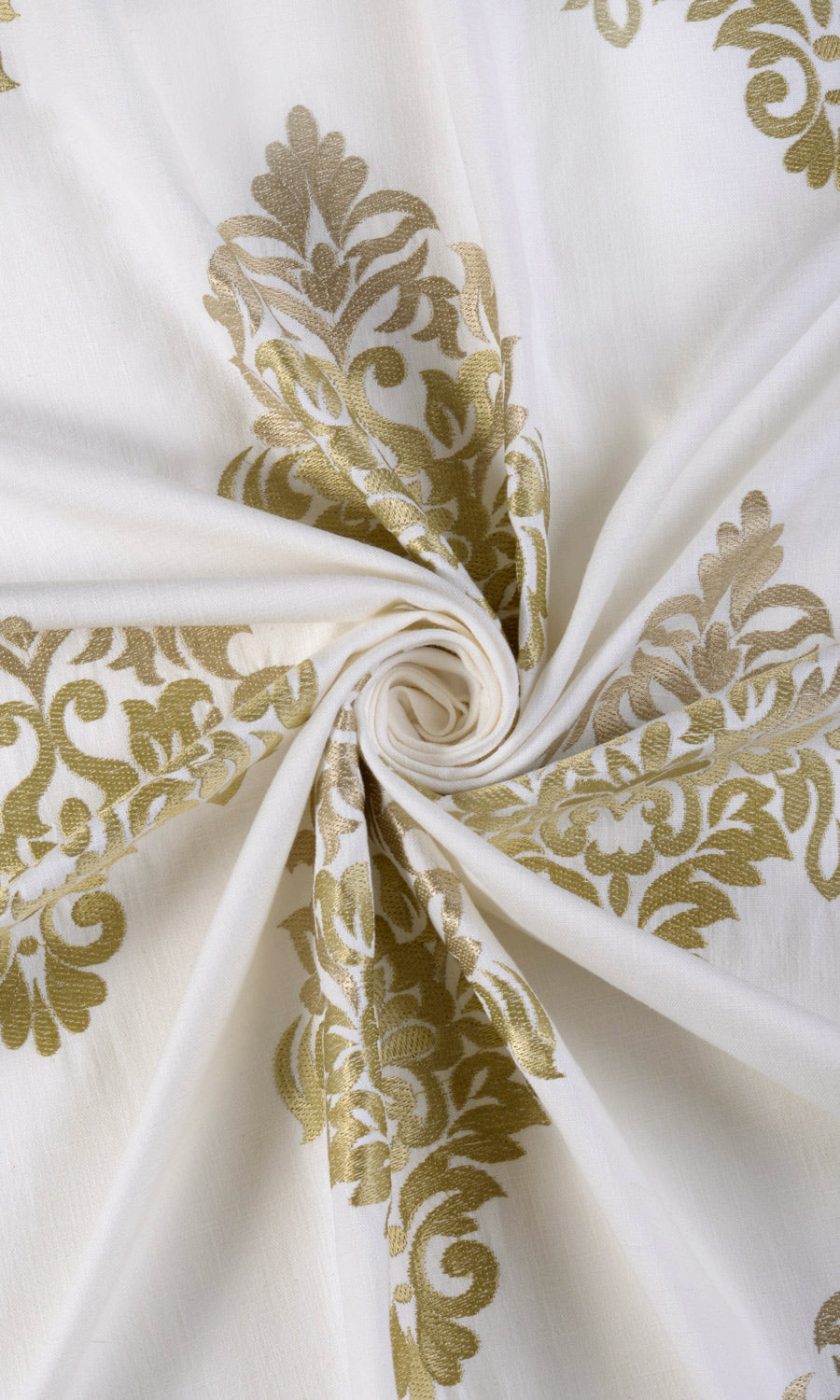 Damask Patterned  Roman Shades (Ivory/ Beige/ Brown) Extra Long Short Wide