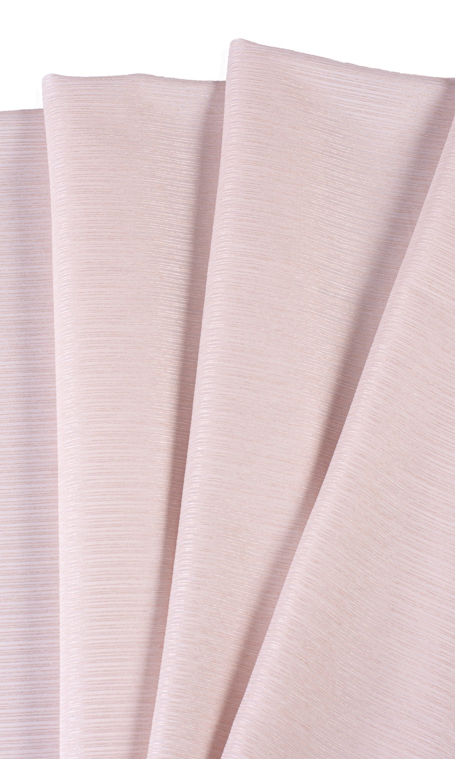 Striped Sheer Curtains / Drapes / Window Drapery Panels (Pastel Pink)