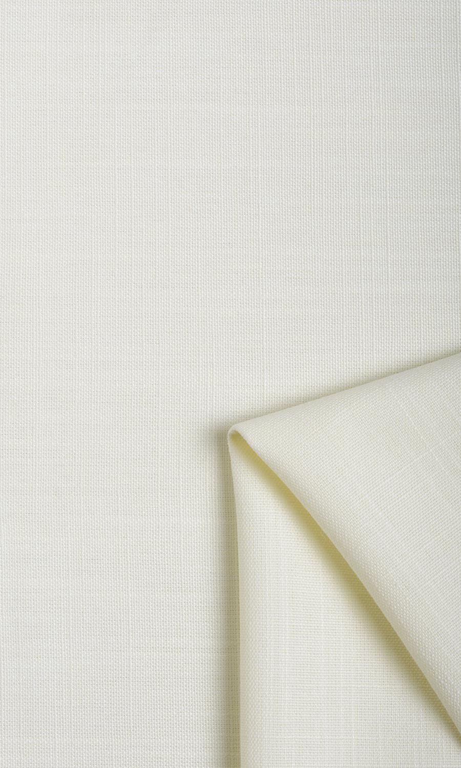 Plain Linen Texture Window Curtains for Living, Bedroom, Kitchen, Bathroom (White)